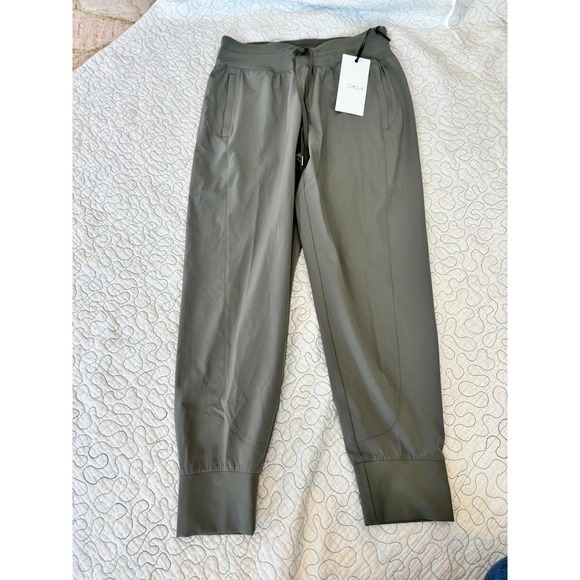 CALIA Womens TrueLight Mid Rise Jogger Pants Muted Green Size Small #390